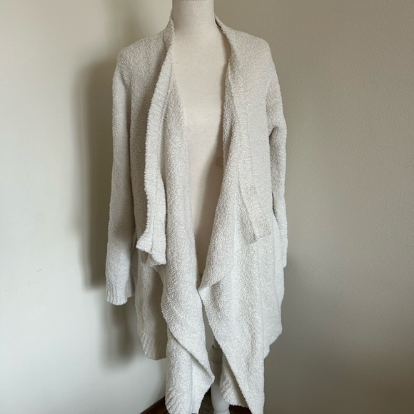 UGG Sweaters - UGG Cream Cozy Teddy Open Front Cardigan Sweater – Size L